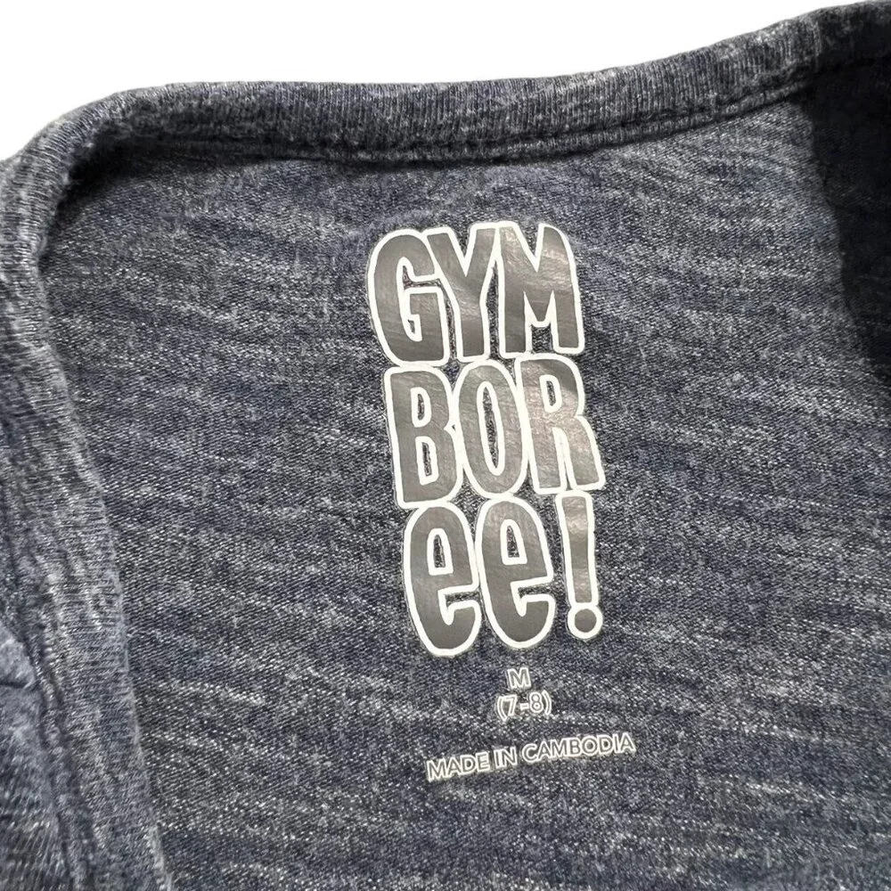 Gymboree M (7/8) Heather Ruffle Top